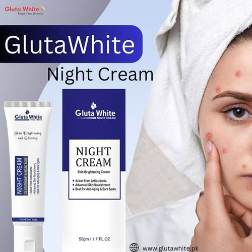 Gluta White Night Cream Radiant Skin 55% Off 10.10 Sale Offer